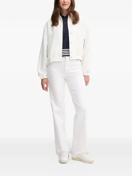 Pulover Benetton cu broderie albastru