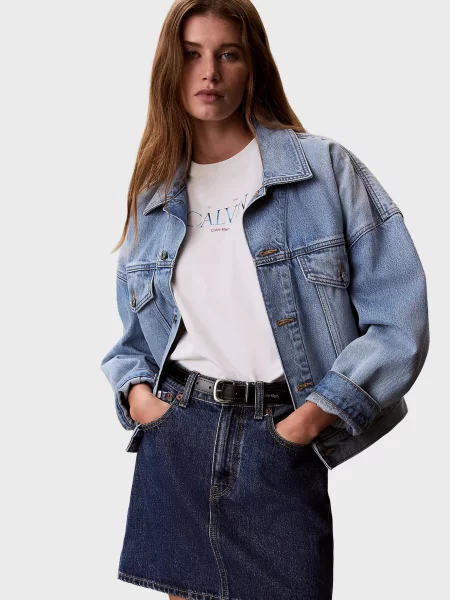 Класична футболка Calvin Klein Jeans біла