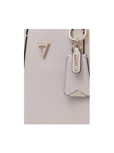 Shopperka Guess skórzana biała