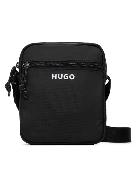 HUGO Torba za čez ramo EVERETT / bela črna