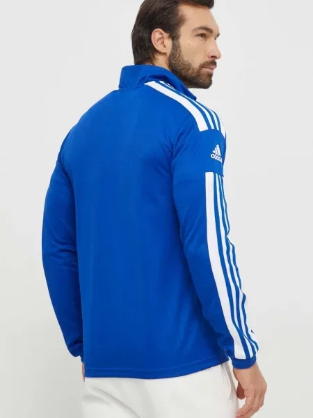 Tréninková mikina adidas Performance s aplikací modrá