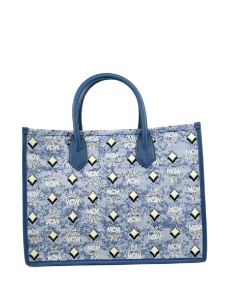 Geantă shopper Mcm albastru