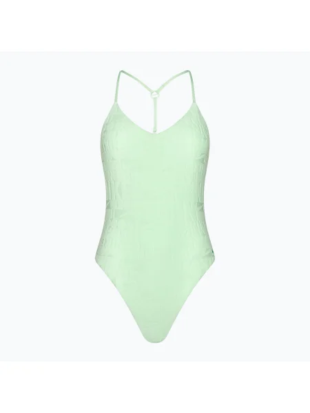 Olcsóbban. Női egyrészes fürdőruha Nike Retro Flow Terry vapor green. Méret: M zöld