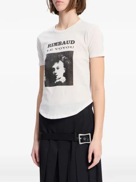 Tricou Ann Demeulemeester cu imagine