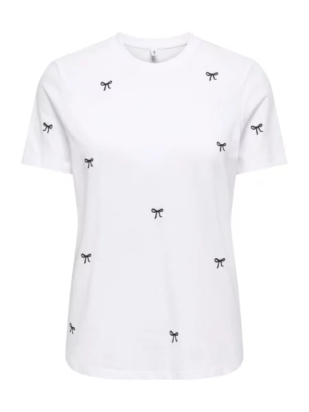 ONLY Tricou ONLKETTY negru alb