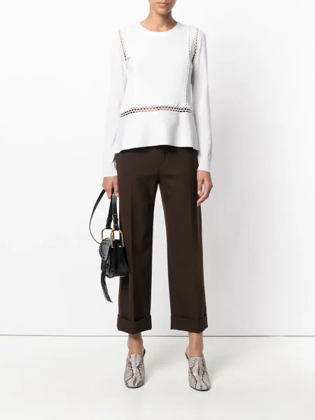 Top Chloé alb
