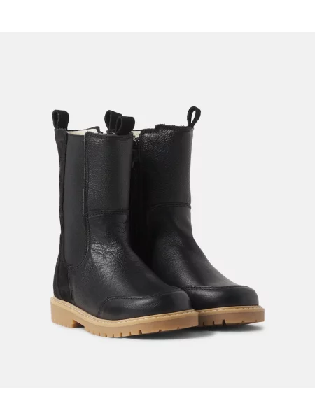 Gyerek chelsea bokacsizma Wheat fekete