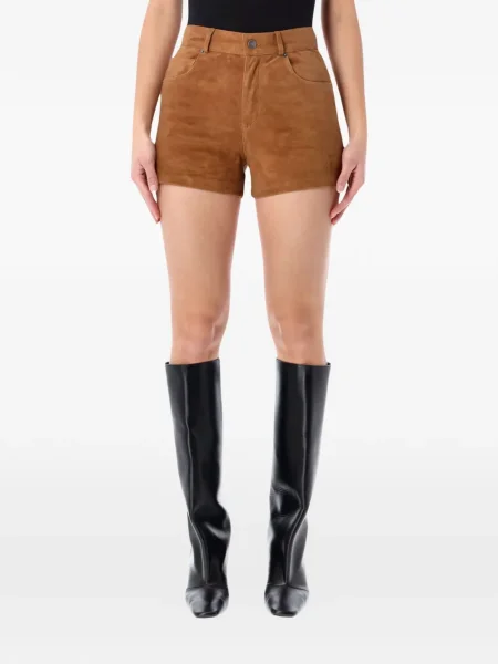 Szorty Haikure zamszowe brązowe