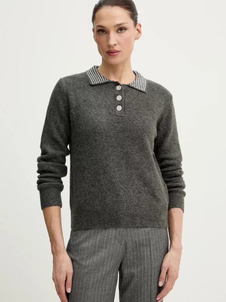 Morgan pulover din amestec de lână MSOSI gri