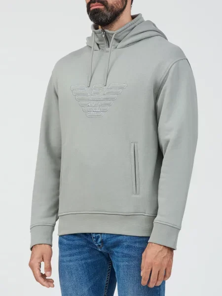 Толстовка Emporio Armani зелена