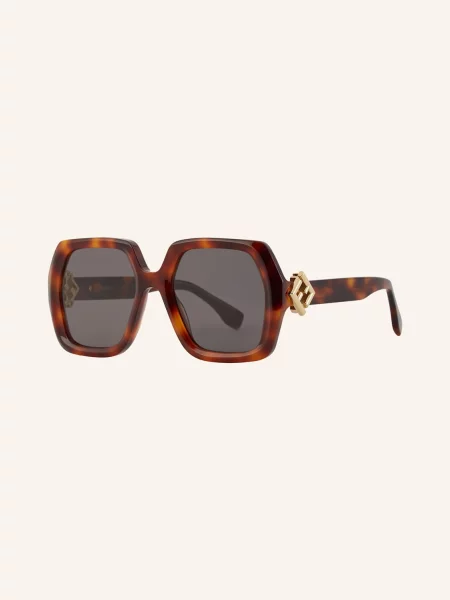 Fendi Sluneční Brýle havana šedá