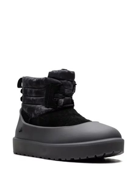Botine Ugg din dantelă negru