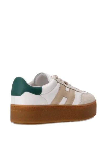 Sneakerși Hogan din piele cu platformă
