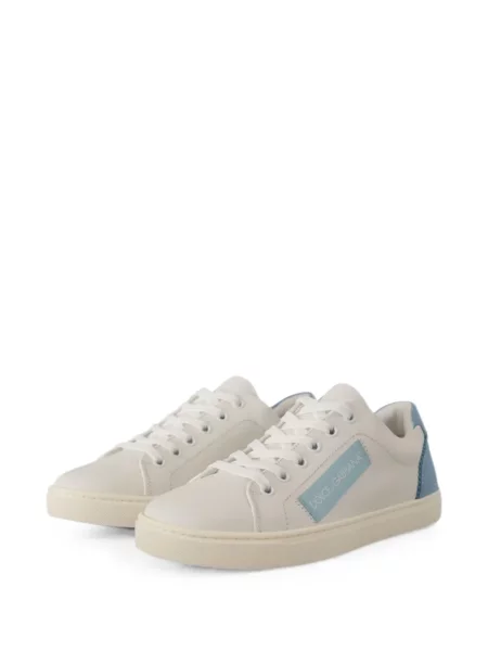 Bőr sneaker Dolce & Gabbana autogrammal fehér