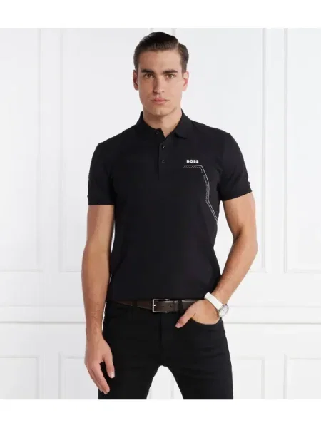 BOSS GREEN Polo Paddy 3 negru