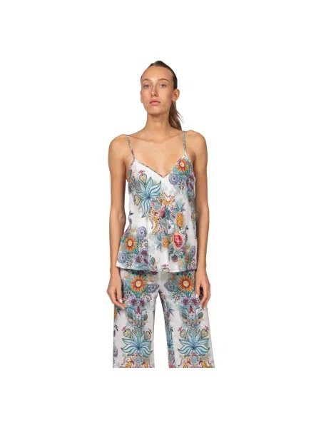 Top Just Cavalli niebieski