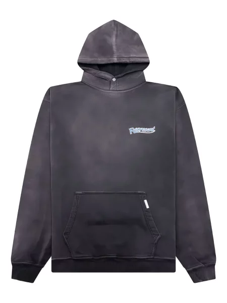 Hanorac cu glugă Represent cu imagine negru