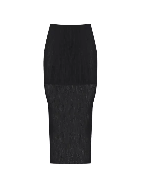 Fustă Alberta Ferretti tricotate negru