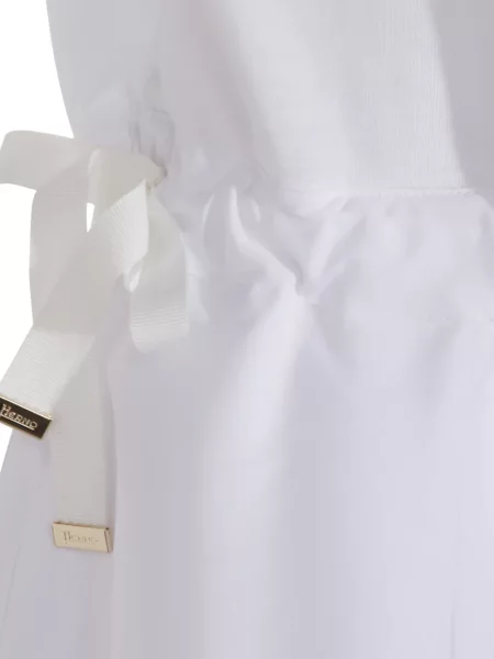 Rochie midi Herno cu legături alb