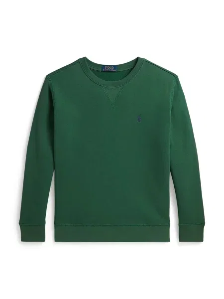 Polo Ralph Lauren mikina detská s bavlnou zelená
