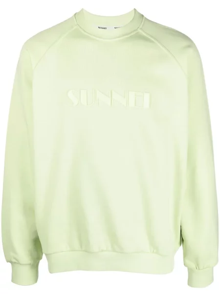 Hanorac Sunnei cu broderie verde
