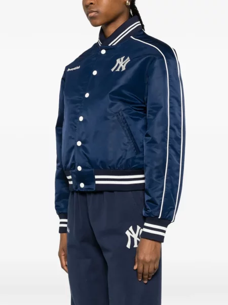 Яке тип бомбър Sporty & Rich бродирано синьо