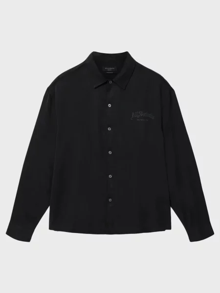 Рубашка Allsaints черная