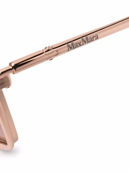 Ochelari de soare aviator Max Mara Eyewear cu imprimeu geometric