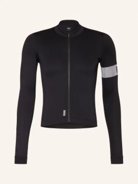 Rapha Koszulka Rowerowa Pro Team Long Sleeve Midweight Jersey Ii schwarz biała