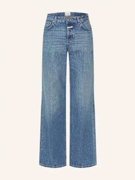 Closed Jeansy Wide Leg Gillan blau niebieskie