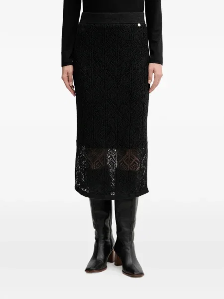 Fustă Joseph Ribkoff din dantelă negru