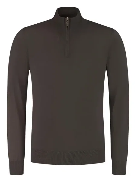 Sweter Doriani Cashmere bez rękawów z falbankami biznesowy niebieski