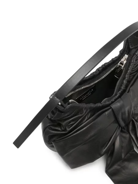 Geanta hobo Dsquared2 cu funde negru