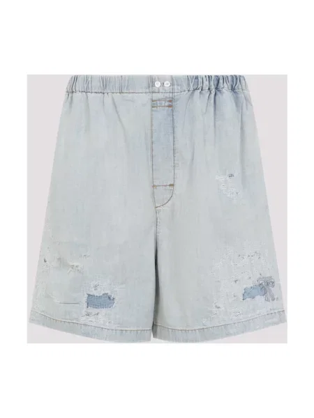 Bermudy Acne Studios niebieskie