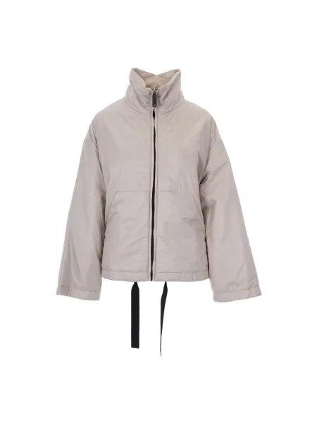 Kurtka puchowa Weekend Max Mara wodoszczelna beżowa