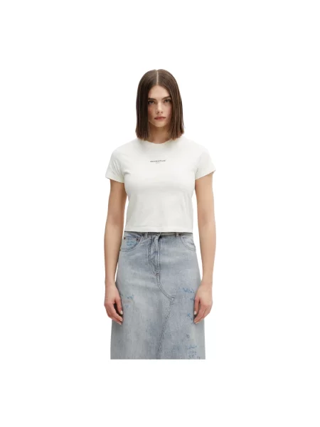 Koszulka Maison Kitsune beżowa