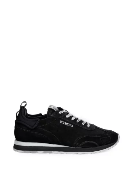 Sneakerși Iceberg cu broderie negru