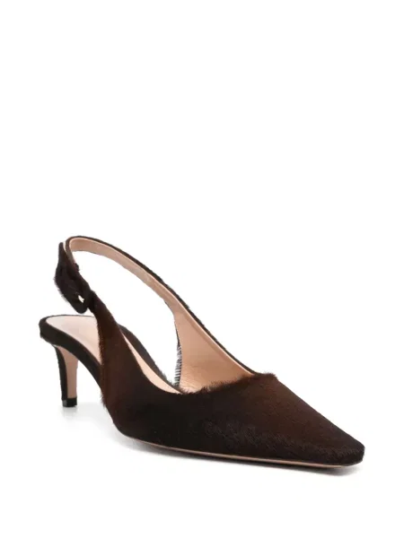 Pantofi cu toc Gianvito Rossi slingback maro