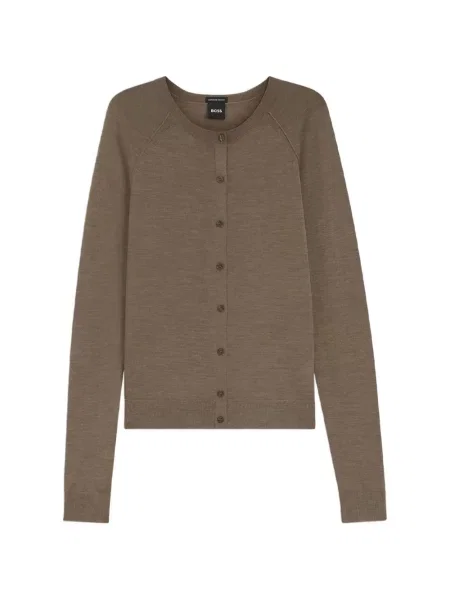 Cardigan Boss de lână maro