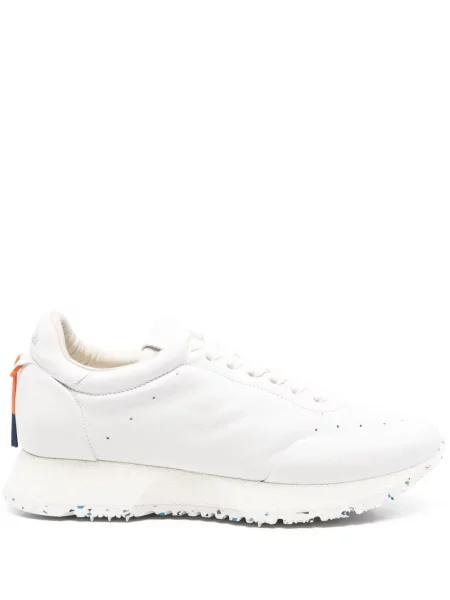 Sneakerși Barracuda din piele alb