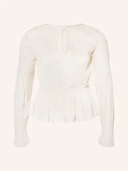 Dlouhá halenka By Malene Birger s dlouhými rukávy bílá