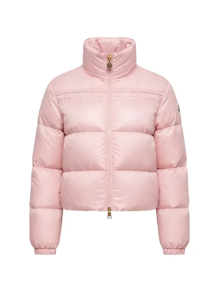 Scurt geacă cu puf Moncler roz