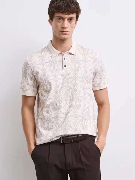 Medicine polo majica bež