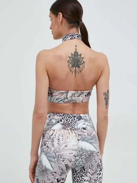 Cropped melltartó Guess kék