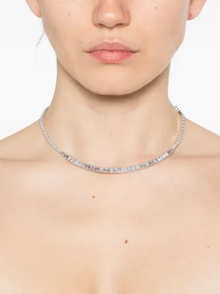 Colier Swarovski argintiu