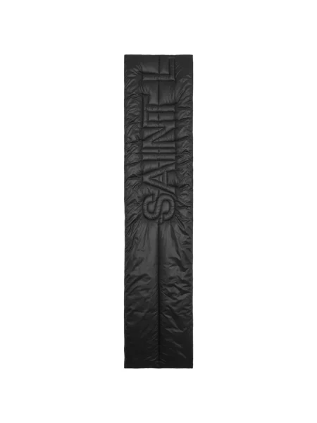 Szal Saint Laurent z logo czarna
