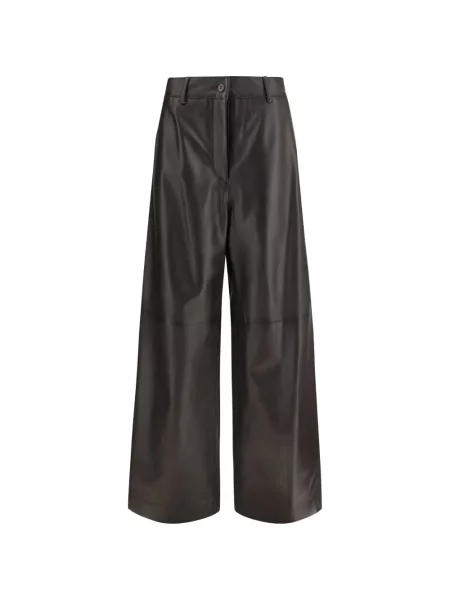 Pantaloni P.a.r.o.s.h. din piele maro