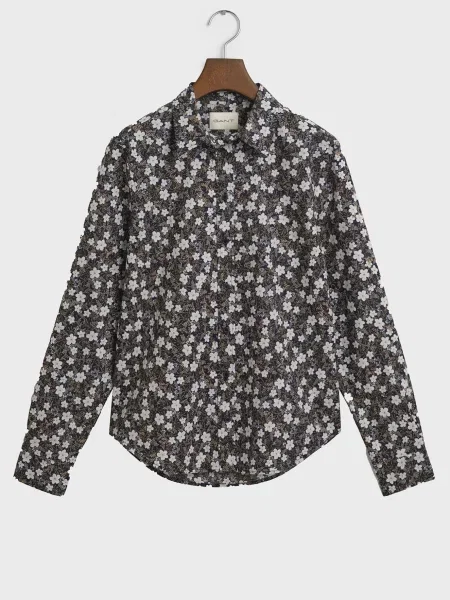 Сорочка Gant в квіточку з принтом