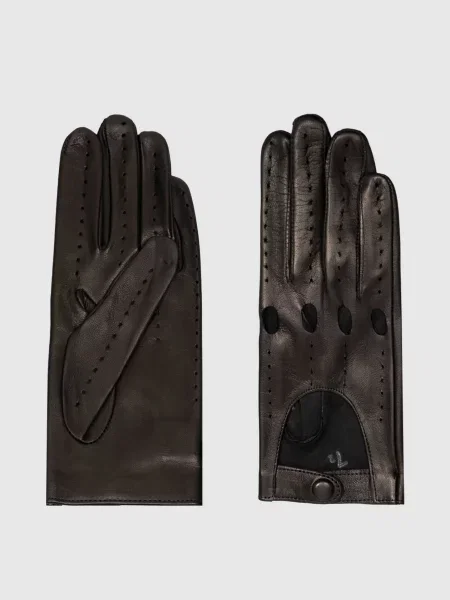 Кожаные перчатки Sermoneta Gloves черные