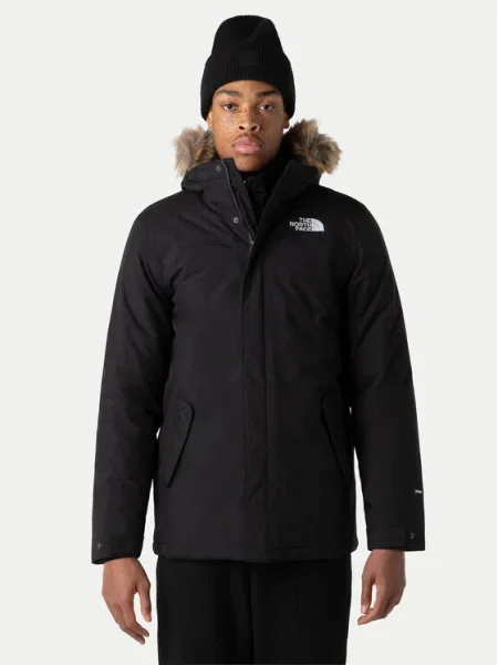 THE NORTH FACE Zimná bunda Zaneck / biela čierna